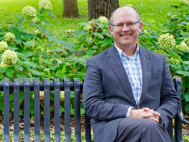 Jeremy Wells sitting on bench